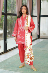 Autumn Winter Vol-01 Collection'24 By Sahar Sunset Rust